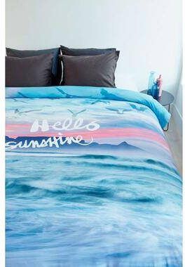 Ambiante dekbedovertrek Hello Sunshine multikleur 140x200 220 cm Leen Bakker