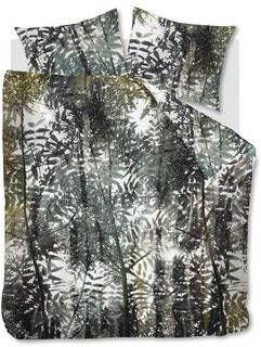 Ambiante dekbedovertrek Jayda groen 240x200 220 cm Leen Bakker