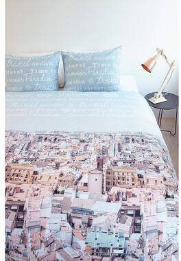 Ambiante dekbedovertrek Vacation multikleur 200x200 220 cm Leen Bakker