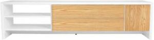 Bestway Tenzo TV-meubel Profil wit eiken 44x180x47 cm Leen Bakker