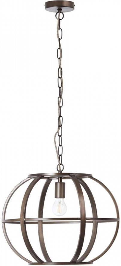Brilliant Leuchten Hanglamp Basia Hanglamp 48 cm zwart staal (1 stuk)