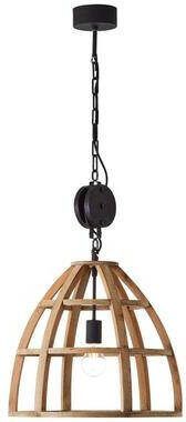 Brilliant hanglamp Matrix hout Ø47x162 cm Leen Bakker