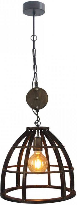 Brilliant hanglamp Matrix zwart Ø34x147 cm Leen Bakker