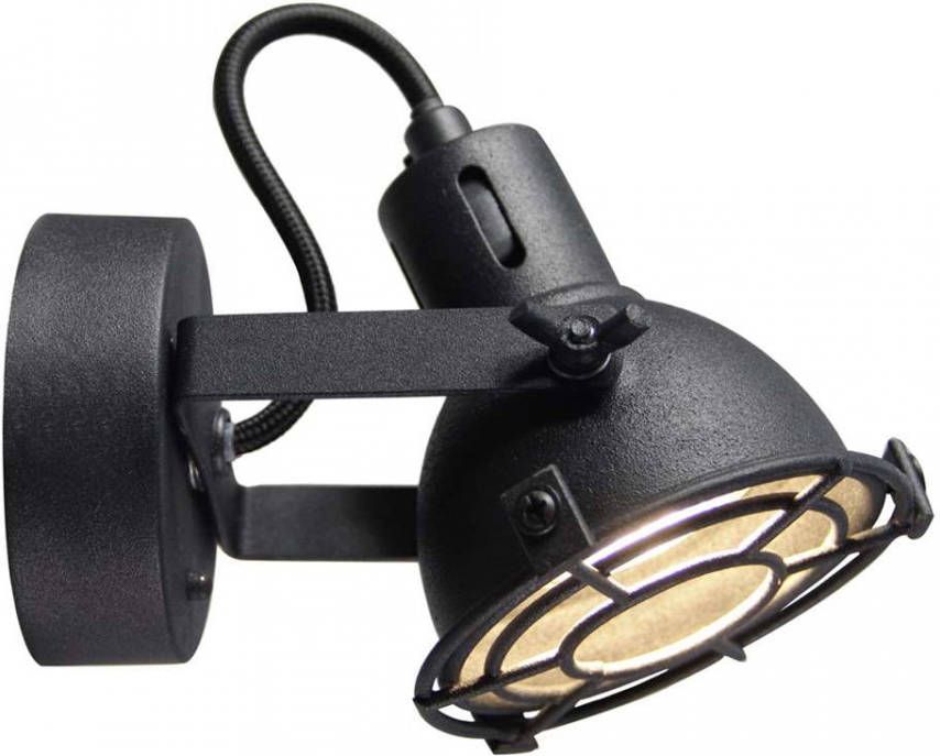 Brilliant wandlamp Jesper zwart Leen Bakker