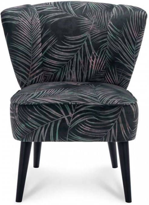 Cadac Fauteuil Renee stof botanical groen Leen Bakker