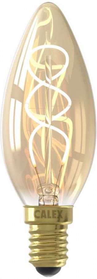 Calex LED-kaarslamp goudkleur E14 Leen Bakker