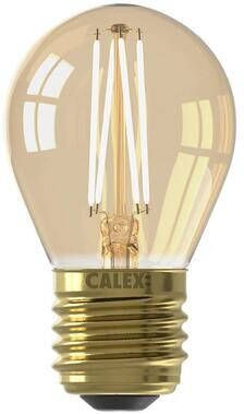 Calex LED volglas Filament Kogellamp 220-240V 3 5W 200lm E27 P45 Goud 2100K CRI80 Dimbaar