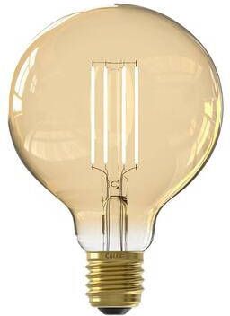 Calex Slimme Led Lamp E27 Filament G95 Goud Warm Wit 7w