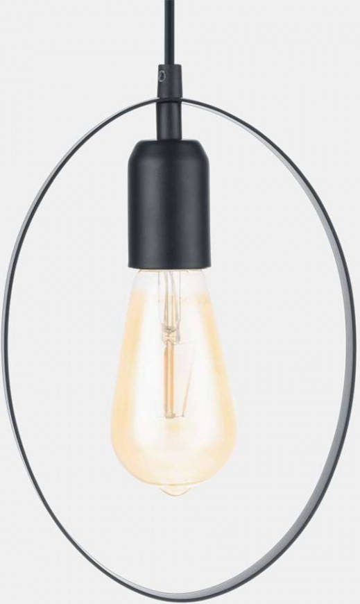 EGLO hanglamp Bedington elips zwart Leen Bakker