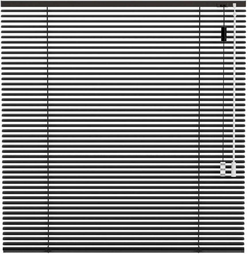 Fenstr aluminium jaloezie 25mm standaard lak donkergrijs (20518) Leen Bakker