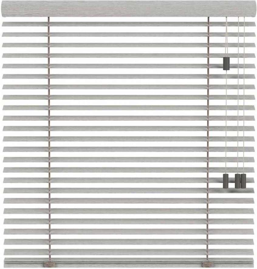 Fenstr bamboe jaloezie Miami 50mm lichtgrijs (20018) Leen Bakker