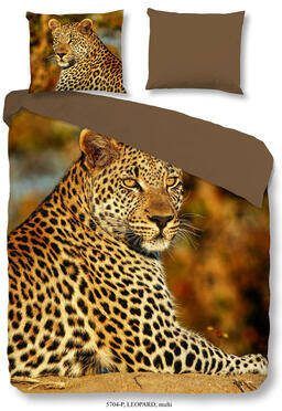 Good Morning dekbedovertrek Leopold multikleur 200x200 220 cm Leen Bakker