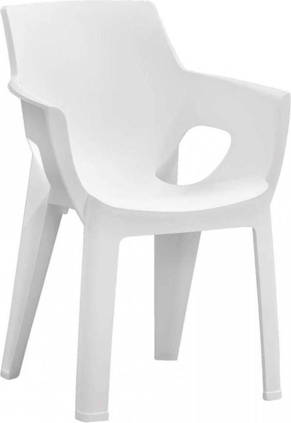 Hartman stapelstoel Ivy wit 85x60x53 cm Leen Bakker