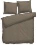 Heckettlane Heckett Lane Uni Stripe Dekbedovertrek Lits-jumeaux 240 x 200 220 cm Taupe Grey - Thumbnail 2