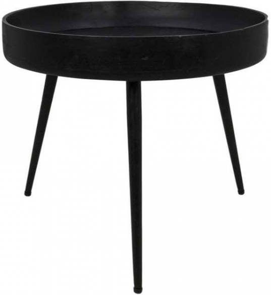 HSM Collection HSM Bijzettafel Ventura ø50 cm mangohout ijzer