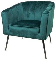 HSM Collection fauteuil Chester velvet donkergroen Leen Bakker