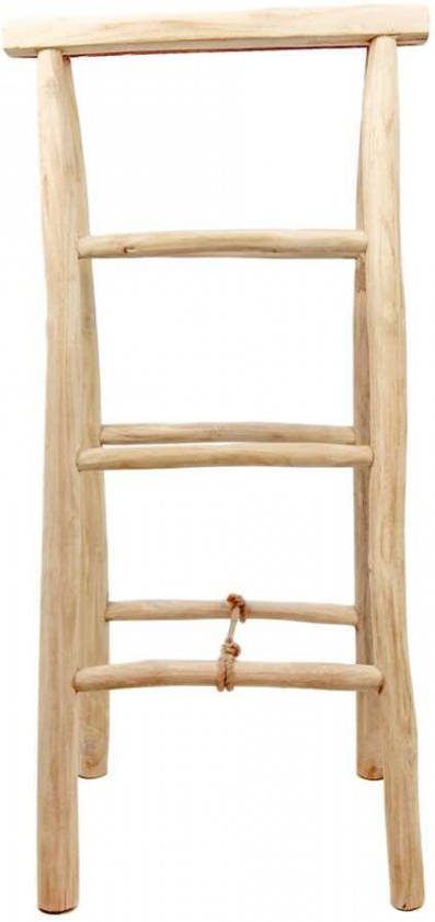 HSM Collection handdoekenrek Dana licht teakhout 50x8 5 45x100 cm Leen Bakker