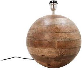 HSM Collection tafellamp Timber naturel 50x40 cm Leen Bakker