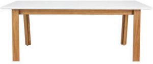 Inventum Eetkamertafel Arvika wit 75x180x95 cm Leen Bakker