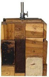 Inventum HSM Collection tafellamp hout 18x18x38 cm Leen Bakker