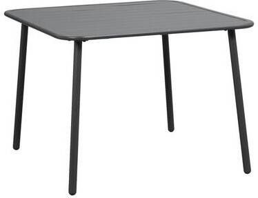 Le Sud Lounge dinging tafel Paris aluminium 66x90x90 cm Leen Bakker