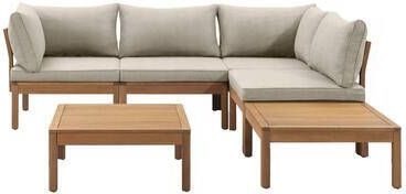 Le Sud modulaire loungeset Orleans V1 zand 6-delig Leen Bakker
