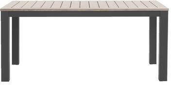 Le Sud Tuintafel Tarn aluminium eucalyptus antraciet 75x170x95 cm Leen Bakker