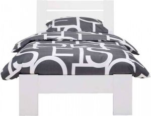 Leen Bakker 1-persoonsbed Sydney met hoofdbord wit 90x200 cm