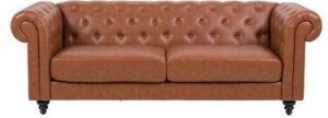 Leen Bakker Bank Asp 3-zits cognac
