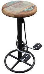 Artistiq Living Artistiq Barkruk Pedal (zithoogte 80cm) Hout Meerkleurig Metaal