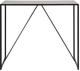 Leen Bakker Bartafel Jaxx zwart 105x120x60 cm
