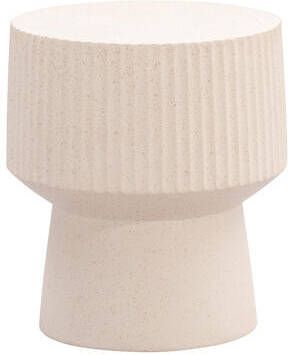 Leen Bakker Bijzettafel Tim beige 44xØ40 cm