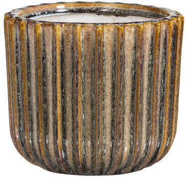 Leen Bakker Bloempot Lorre bruin 14xØ15 cm
