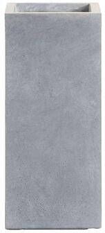Leen Bakker Bloempot Matt cementkleur 50x23x23 cm