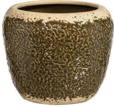 Leen Bakker Bloempot Rozemarijn naturel groen 12 5xØ14 cm