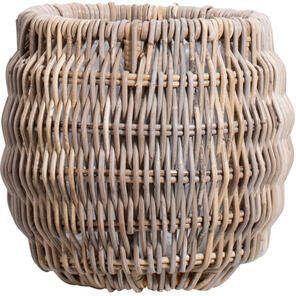 Leen Bakker Bloempot Stephanie Rotan Naturel 30xØ33 cm