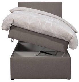 Leen Bakker Boxcombinatie met opbergruimte Orebro 4-delig taupe 90x200 cm