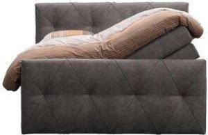 Leen Bakker Boxspring met opbergruimte Holstebro antraciet 140x200 cm