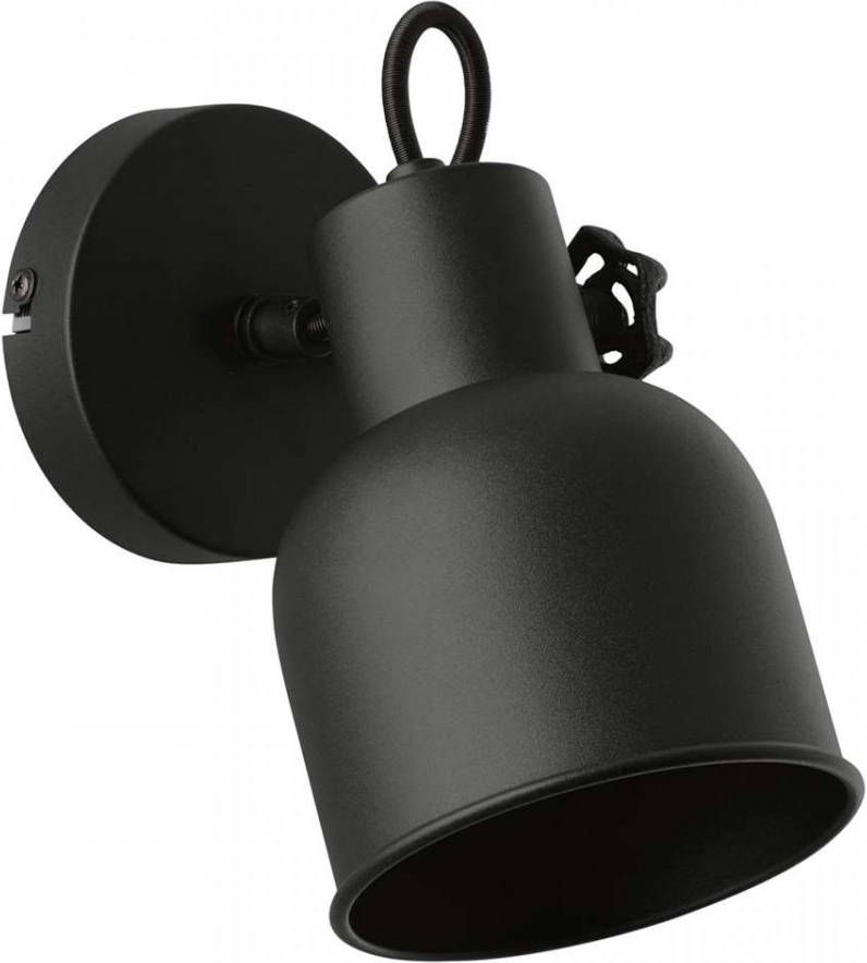 Brilliant wandlamp Rolet zwart 18 5x11 5x16 cm Leen Bakker