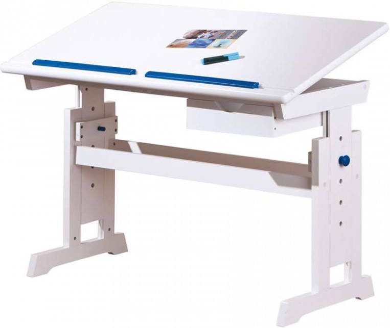 Leen Bakker Bureau Baru wit 64x109x55 cm