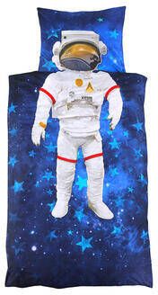 Comfort dekbedovertrek Buzz astronaut blauw 140x200 220 cm Leen Bakker