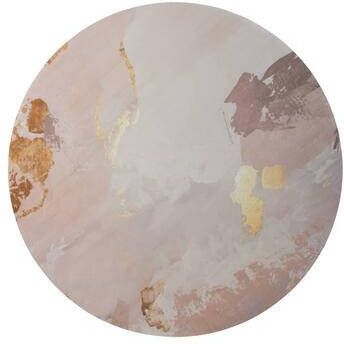 Leen Bakker Decopaneel Gold Paradise MDF Ø70 cm