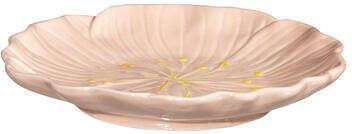 Leen Bakker Decoratie schaal Bloem Peach Keramiek Ø19 4 cm