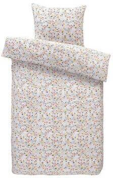 Leen Bakker Dekbedovertrek Lumi flanel bloemen multicolour 140x200 cm