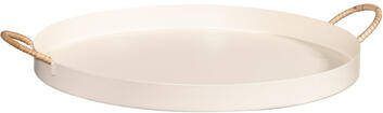 Leen Bakker Dienblad Bazar off-white Ø43 cm