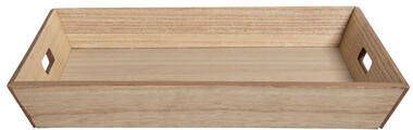 Leen Bakker Dienblad Fay naturel MDF 52x52x6 5 cm