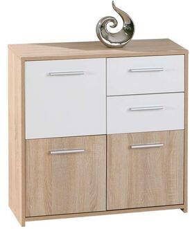 Leen Bakker Dressoir Eboli bruin 77x77x30 cm