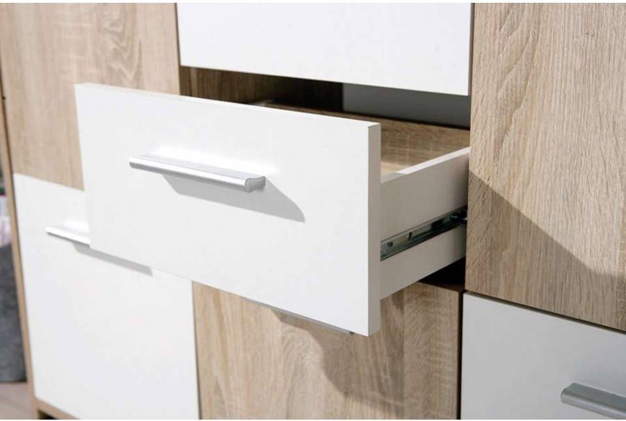 Leen Bakker Dressoir Elvezia bruin 77x115x30 cm