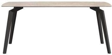 Leen Bakker Eettafel Joop zand keramiek 76x180x90 cm