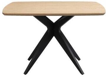 Leen Bakker Eettafel Suzanne vierkant naturel 120x120 cm